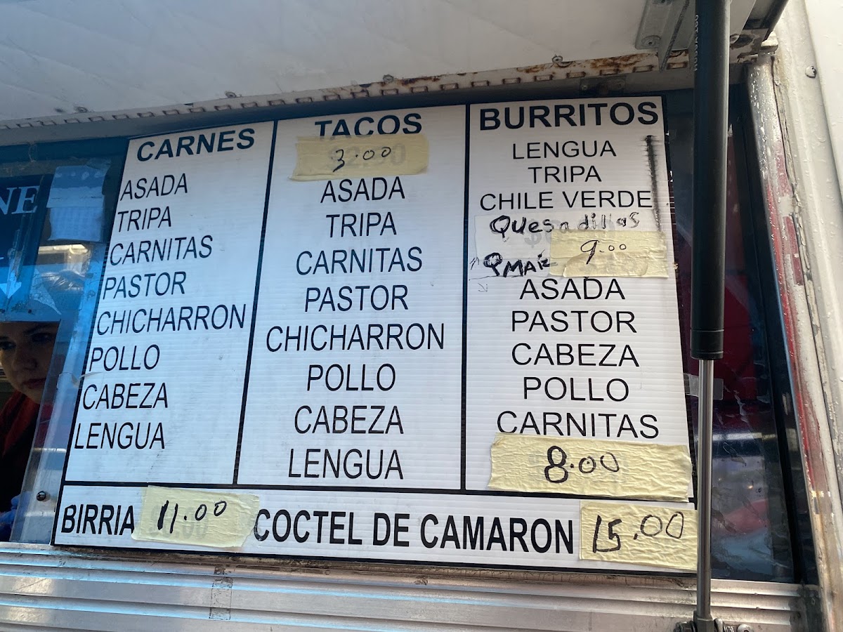 La Frontera #2 Menu - Image 1